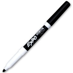 EXPO Wet Erase & Dry Erase Mixed Marker Set N1A11601, Black Ink