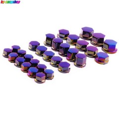 30pcs Motorcycle Screw Nut Bolt Cap Cover Universal Motorcycle Screw Head Covers