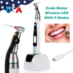 SANDENT LED Dental Endo Motor Root Canal Contra Angle Handpiece Reciprocating