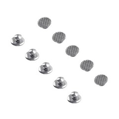100 Pcs/10packs Dental Orthodontic Lingual Buttons Bondable Round Base Mesh