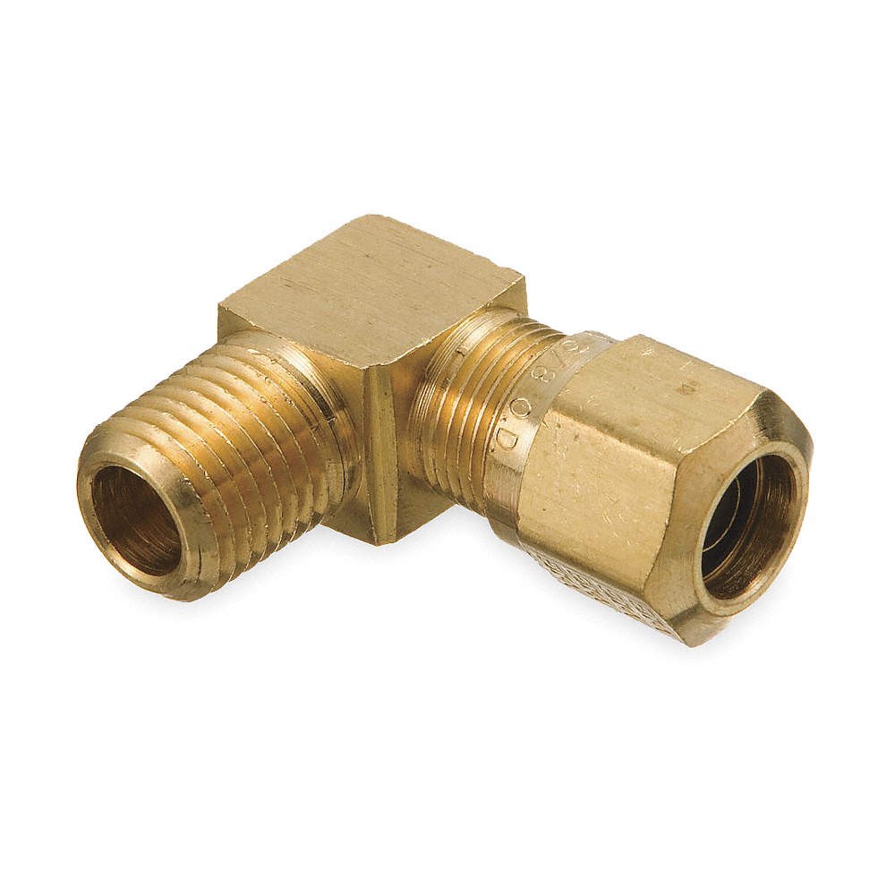 WEATHERHEAD 1469X10X6 Male Elbow,3/8-18,5/8 In Tube Sz 2ZLH9