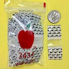 3434 MINI ZIP DESIG BAGS 3/4″ X 3/4″ / 10 DSN PREMIX 1000PCS 2.5MIL READ DETAILS