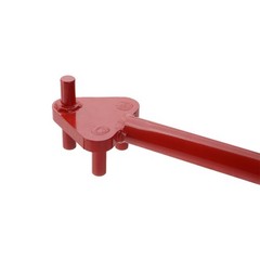 Steel Manual Rebar Bender,Rod Bending Tool Hand Operated for 5/8 inch Rebar Flat