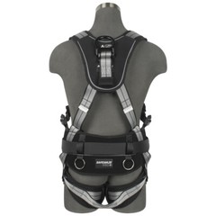 PRO+ Slate Gray Construction Harness with Quick Connect Chest & Legs Comfort Pad