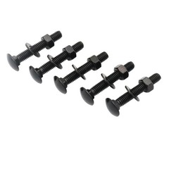 SCXCLY 10 Sets Carriage Bolts Screws, (5/16-18 x 2″) Round Head, Square Neck,…