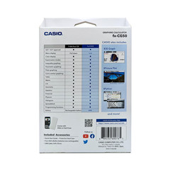 Casio FX-CG50 High Resolution Color Graphing Calculator, Black