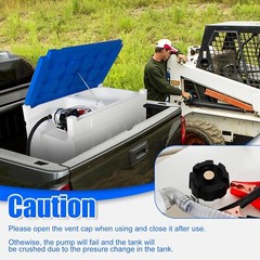 48 Gallon 12V 10GPM DEF Portable Tranfer Tank with Pump，Nozzle, Hose