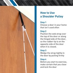 BodyMed Premium Shoulder Pulley – at-Home Rehab System – Over-The-Door