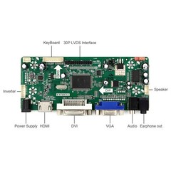 VGA DVI HD MI LCD Controller Board For 8 inch PD080SL3 800X600 LCD Screen