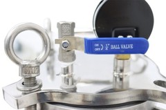 Stainless Steel #4 Bag Filter Housing Fluid Filtration Equipment 1″ NPT In/Out