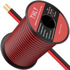 150FT 14 Gauge Wire, 2 Conductor Red & Black Electrical Cable, 14 AWG Ultra F…