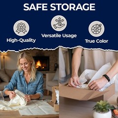 Packing Sheets For Moving, 27″ x 17″, 10 lb | 320 Sheets, Non-Printed Sheets …