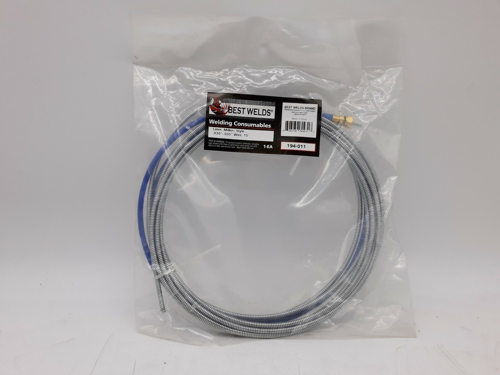 Best Welds 194-011 Liner Miller .030″ – .035″ Wire, 15′
