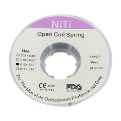 1-10 Dental Orthodontic Niti Open Coil Spring Spool Dia.010 *030 ” inch 914mm u