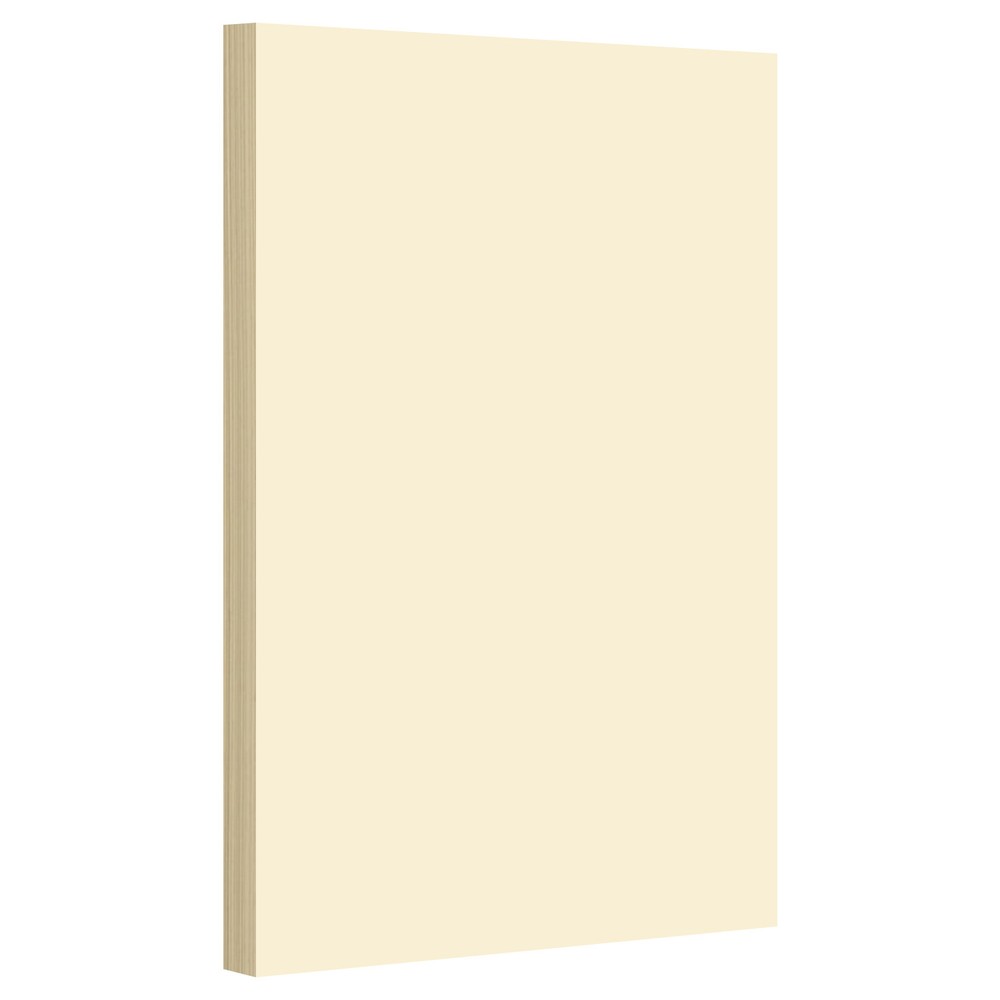 8.5 x 14″ Cream Colored Cardstock, 65lb Cover (176gsm), Legal Size, 50 Sheets