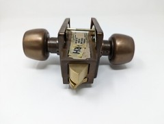 Yale 6208 RH Monolock CX Design BR Knob, 10B Dark Bronze Finish, Y1 Keyway