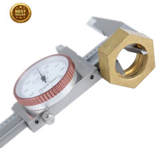Precision Dial Caliper 0-4 Inch 0.001 Stainless Steel Fitted Box Included