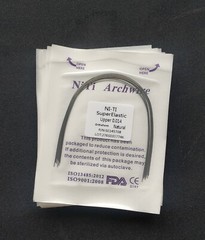 50 Packs Dental Orthodontic Super Elastic NITI Arch Wires Round Natural Form