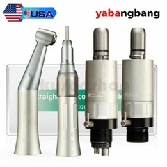 NSK Style Dental Slow Speed Handpiece Straight Contra Angle Air Motor 2/4H exter