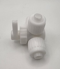 RecPro 1/2″ Flair-It T Fitting No Crimp RV Plumbing Bypass Valve White