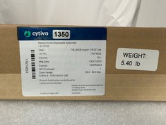 Cytiva GE ReadyCircuit 10 L Hanging/Pillow Bag 12410223, 4 ports, EXP 04/2024