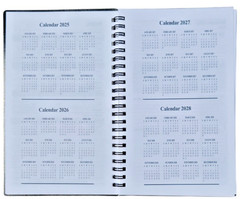 Signature 2026 Weekly & Monthly Planner Calendar, Jan-Dec, 5″x 8″ in – Grey