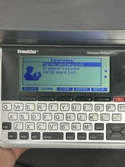 Franklin Merriam Webster Electronic Pocket Dictionary MWD-1490 New Batteries
