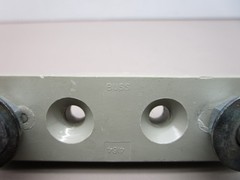 BUSS 4164 Fuse Block / Holder Gray Old Style 2.5″ Spread