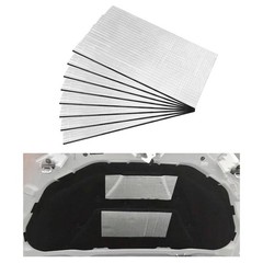 8 PCS Car Sound Deadening Mat, 197 mil 8.7 sqft Aluminum Foil Finish Heat Ins…