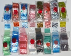 Apple Baggies #1515 (1,000) ASSORTED DESIGNS (10 Packs With 100 In Each Pack!)