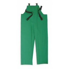 FR Rain Bib Overall Green Flame Resistant 32-34 S Small Adjustable Condor 4Pcr7