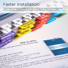 Index Tabs for ICD-10-CM 2025 The Complete Official Codebook – Easy Navigatio…