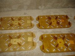 Lot of (14) Vollrath Super Pan 3 False Bottom High Temp Plastic Fits 1/4 Pans