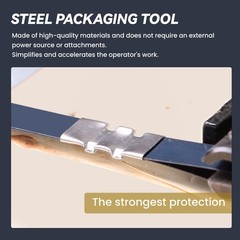U.S. Solid Manual Strapping Kit for 1.25 in Steel Metal Banding