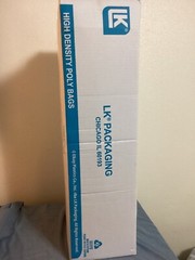 Elkay High density poly bags 3.5 Mil 1000/case 13.9 LBS