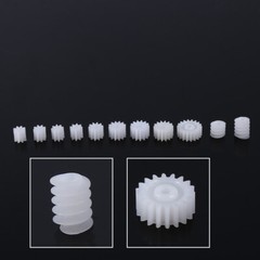 New Long Service Life Modulus 0.5 Plastic Gear Spindle Gear Small Parts Coreless