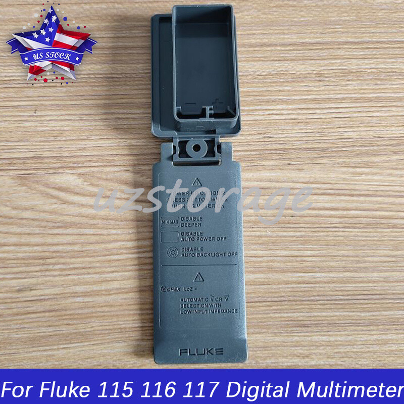 For Fluke 115 116 117 Digital Multimeter Back Door Plastic Case Battery Cover