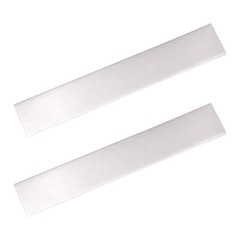 SHONAN 6 Inches Pure Nickel Sheets, 2 Pack Nickel Plates, Nickel Plating Kit