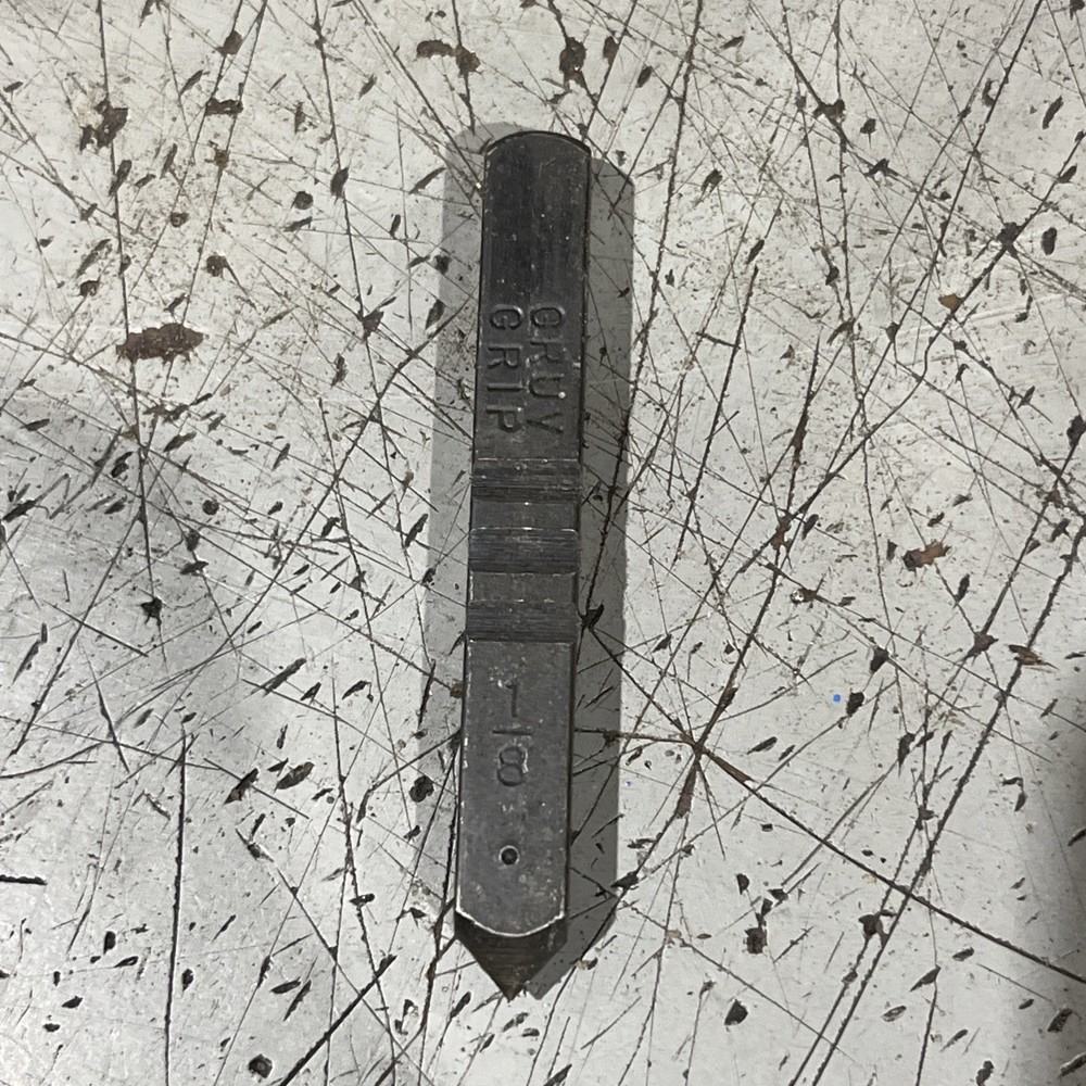 🔥Young Bros Stamp 1/8″ Gruv Grip “ . “ Steel Stamp New Free Shipping🇺🇸