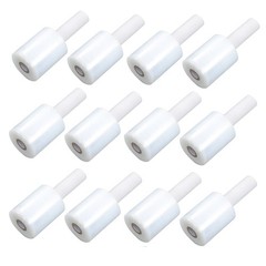 12 Rolls 5 Inch x 1000 FT Stretch Shrink Film Hand Wrap With Handle