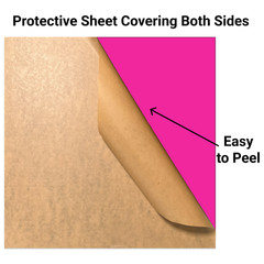 1/8″ (3mm) Solid Hot Pink Acrylic 24″x12″ Cast Plexiglass Sheet AZM Displays