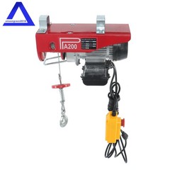 PA200 440lbs Electric Hoist with 14 FT Wired Remote Control 110V 510W Motor