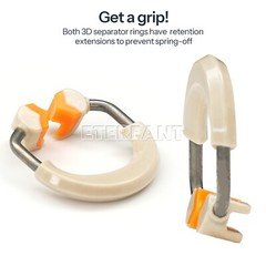 Dental Autoclavable Matrix Bands Rings Matrices Clip Clamp Titanium Fit Garrison