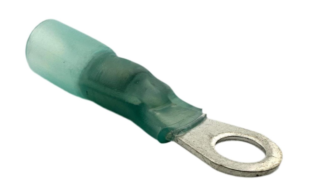 25pcs, US-made, Solder-Loaded Heat-Shrink Ring Terminals, for 16-14 AWG and #10