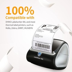 For DYMO 4XL Thermal Shipping Labels 4″ x 6″ (2) to (80) Rolls 1744907 220/Roll