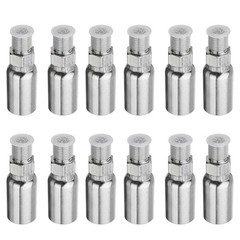 12x 3/8″ I.D. Hose x 1/4″ NPTF Male Hydraulic Hose End Swivel Crimp Fittings New