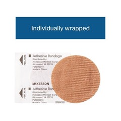MCK48222000 – Mckesson Brand Adhesive Spot Bandage 100 Count (Pack of 1)