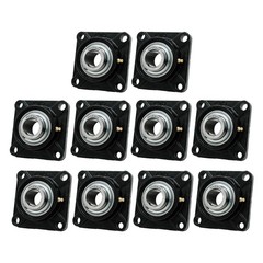 UCF206-20 Flange Bearing 1-1/4″ Bore, 4-Bolt, Solid Base, 3 Lips Seal (Qty 10)