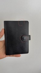 Louis Vuitton Authentic Notebook Cover Epi Black Agenda PM Noir Made in Spain