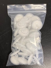 (37 Pc) Laboratory 25mm Syringe Filters w/ PES Glass Fiber 0.05um Membrane